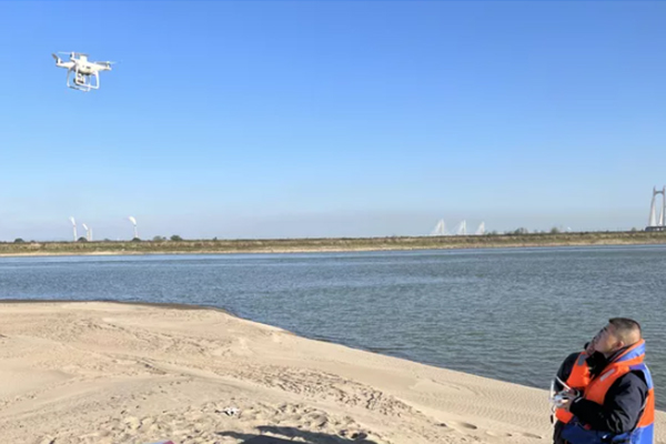 北斗CORS系統(tǒng)應(yīng)用在長江中游岳陽段，這是首次