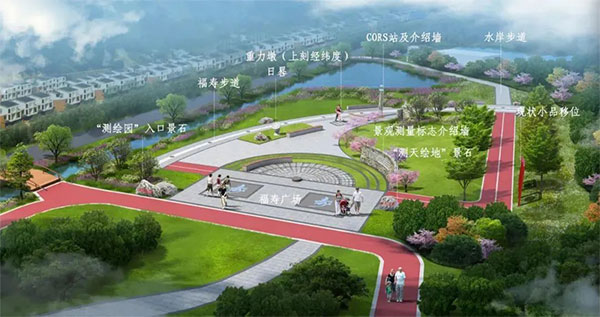 這里的CORS測量標志建成！